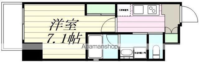 MIRAIZU RESIDENTIAL SENDAI Ⅰ(1K/4階)の間取り写真