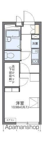 レオパレス広白岳(1K/1階)の間取り写真