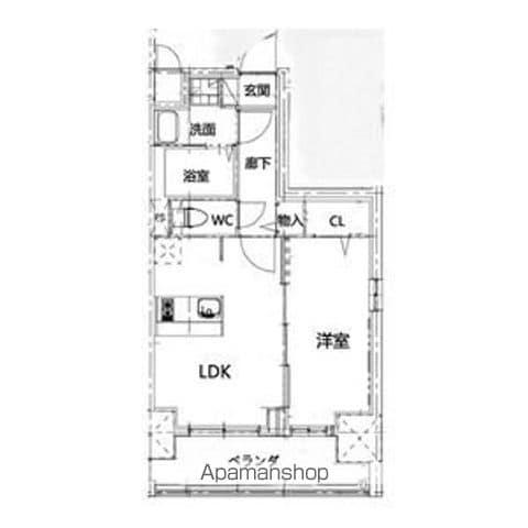 プレサンス上前津グレース(1LDK/15階)の間取り写真