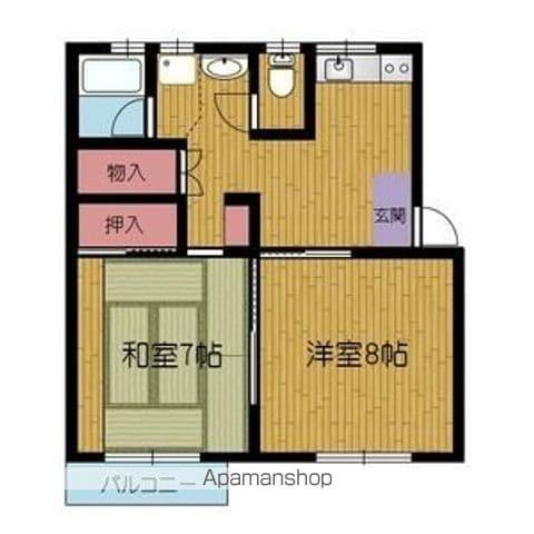 ハイツサイトウ(2DK/1階)の間取り写真