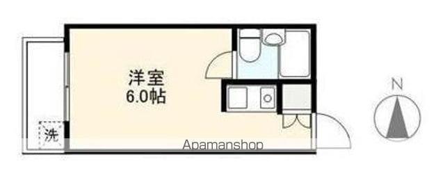 メゾン玉藻(ワンルーム/4階)の間取り写真