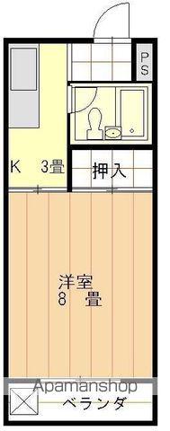 枝松マンション(1K/2階)の間取り写真