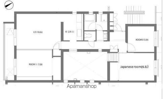 HAGU組む東戸塚(3LDK/2階)の間取り写真