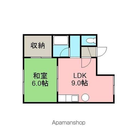 近藤マンション(1LDK/2階)の間取り写真