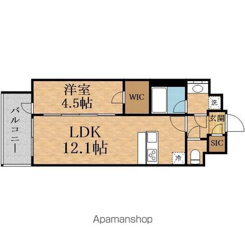 SPLENDIDE SHINOSAKA Ⅶ(1LDK/9階)の間取り写真