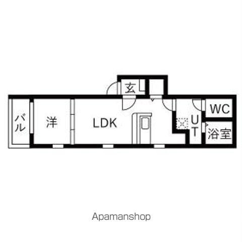 GRAND CHARIOT(1LDK/3階)の間取り写真