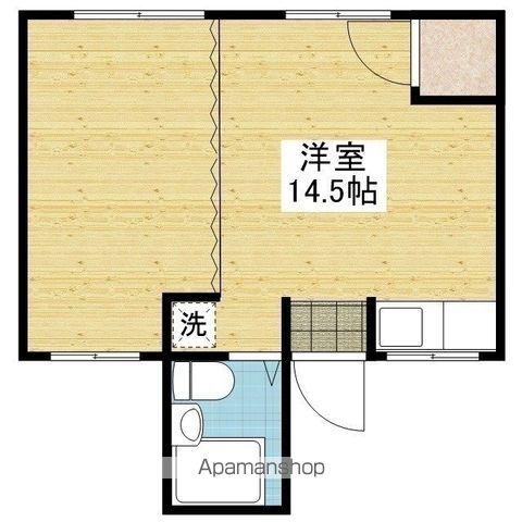 コーポ御幸(ワンルーム/2階)の間取り写真