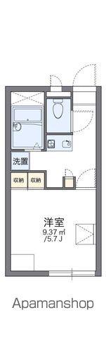 レオパレスステップONE(1K/2階)の間取り写真