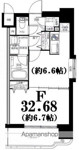 グリフィン横浜・ベイグランデ弐番館 4階階 間取り