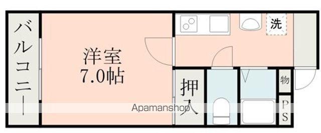 千徳マンション・ヴィラ浄行寺(1K/5階)の間取り写真