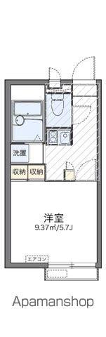 レオパレストリメゾン(1K/2階)の間取り写真