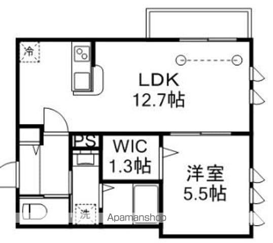 MITAKA STYLE Ⅰ(1LDK/1階)の間取り写真