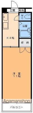 サン・ループ加藤(1K/2階)の間取り写真