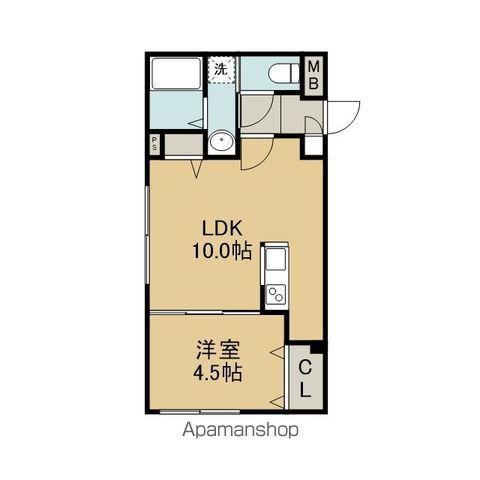 AVENIR(1LDK/1階)の間取り写真