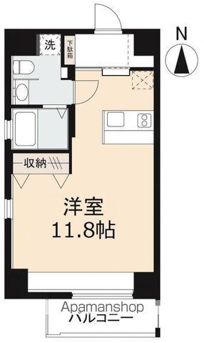 SPAZIO NISHIKIMACHI(ワンルーム/4階)の間取り写真