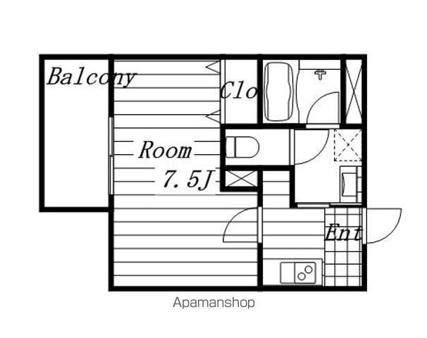 CITY SPIRE 名古屋本陣(1K/5階)の間取り写真