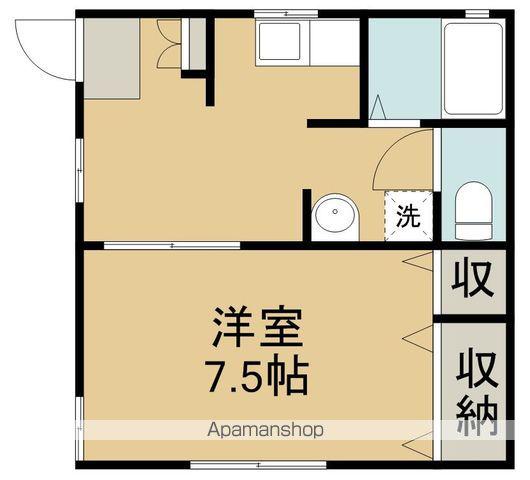 センチュリー155(1DK/2階)の間取り写真