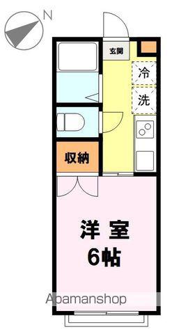 グリーンコーポ(1K/2階)の間取り写真