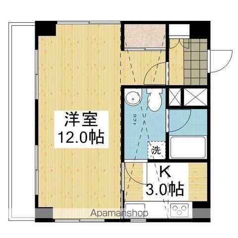 RU・RAL(1K/6階)の間取り写真