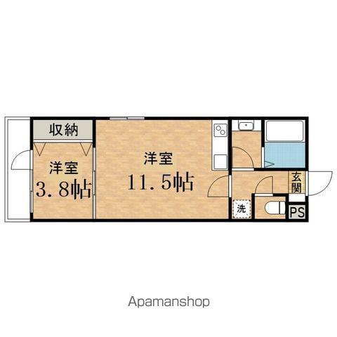 クリフビレッジ G棟(1LDK/3階)の間取り写真