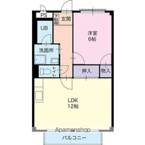 LIMPIAメゾン・ド・リラ(1LDK/1階)の間取り写真