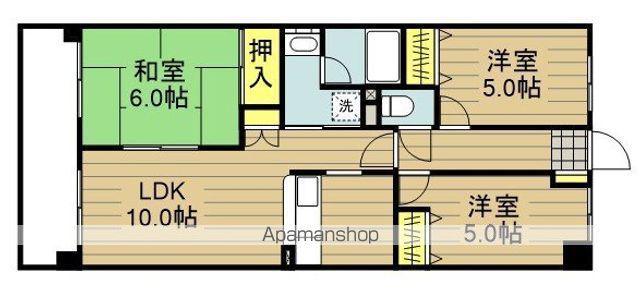 クローバープレイン戸田公園(3LDK/5階)の間取り写真