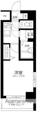 スカイコート浜松町(1K/5階)の間取り写真