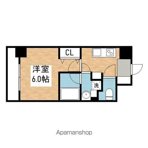 PULCHRA IMAIKE(1K/6階)の間取り写真