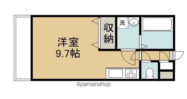 リンデンバウムはません(ワンルーム/3階)の間取り写真