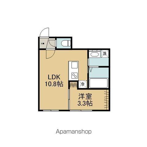 メゾン・ド・ラヴェール(1LDK/1階)の間取り写真