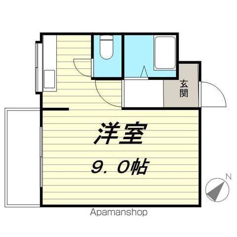 デュエル雅(ワンルーム/4階)の間取り写真