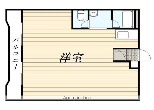 栗木第2ビル(ワンルーム/5階)の間取り写真
