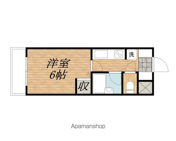 クレストンコート(1K/1階)の間取り写真