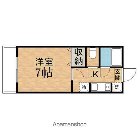 ダイシン90(1K/1階)の間取り写真
