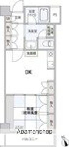 コンフォート文京小石川(1DK/1階)の間取り写真