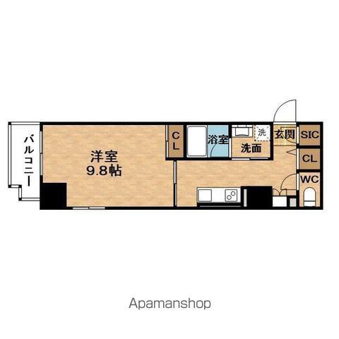 PREMIAS梅田(1K/5階)の間取り写真