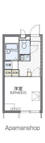 レオパレスセルリアン(1K/1階)の間取り写真