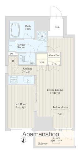 HIROO VILLAGE(1LDK/7階)の間取り写真