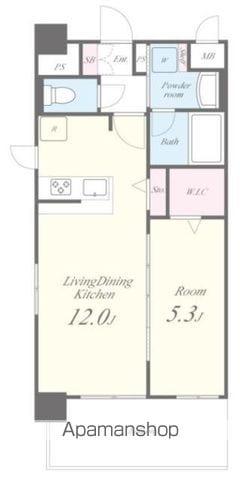 GRAND ECLAT(1LDK/10階)の間取り写真
