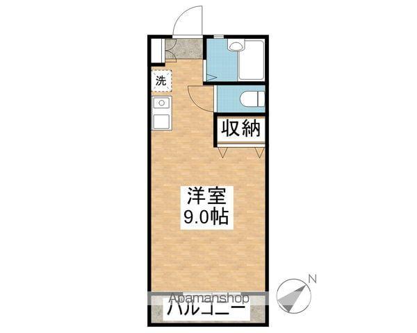 竹内ビル(ワンルーム/1階)の間取り写真