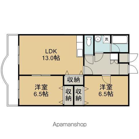 エンジェルパークサイドⅠ(2LDK/1階)の間取り写真