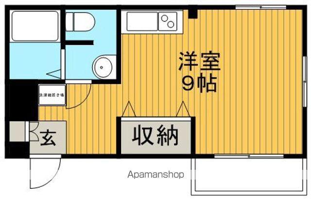 ベストレジデンス蛍池(ワンルーム/4階)の間取り写真