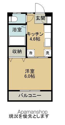 第2木村コーポ(1K/2階)の間取り写真