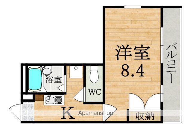 レオパレスHIRATAPARTⅡ(1K/1階)の間取り写真
