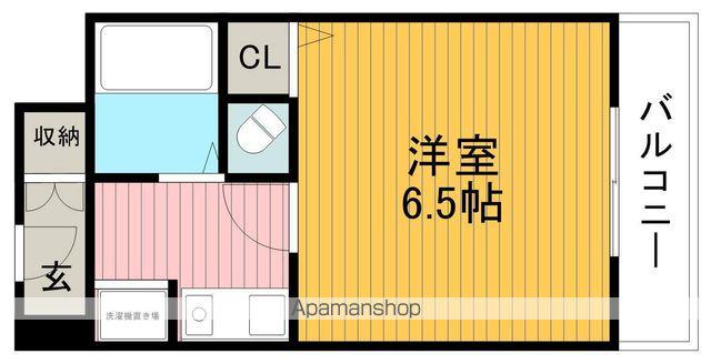 サンパティゼ豊中(1K/2階)の間取り写真