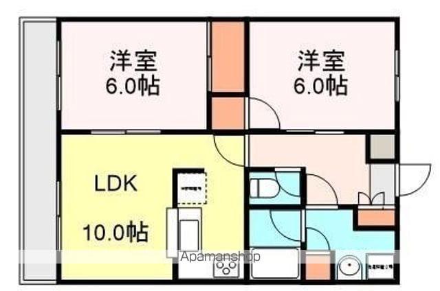 アリエッタ清須(2LDK/2階)の間取り写真