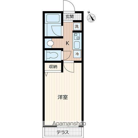 PASEO GRANDE(1K/1階)の間取り写真