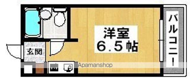 フレグランス三国ヶ丘(ワンルーム/1階)の間取り写真