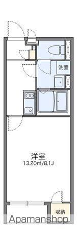 クレイノファミリア(1K/2階)の間取り写真