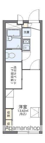 レオパレス相生(1K/2階)の間取り写真